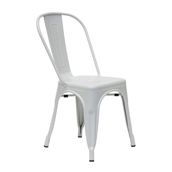 Białe krzesło Novita Industrial Cindy