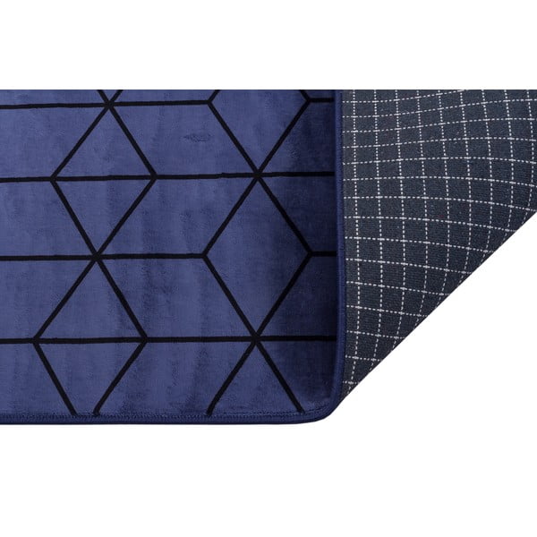 Niebieski dywan odpowiedni do prania 180x120 cm − Vitaus-image-2