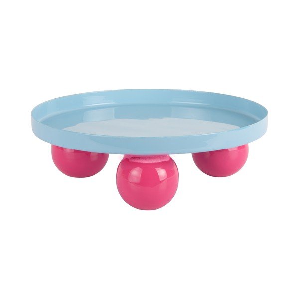 Metalowa taca dekoracyjna ø 20 cm Double Funky – PT LIVING