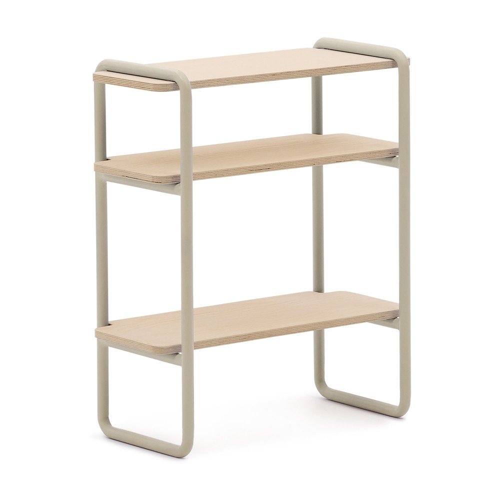 Beżowo-naturalny regał dziecięcy w dekorze jesionu wiszący 60x70x28 cm Tinn – Kave Home
