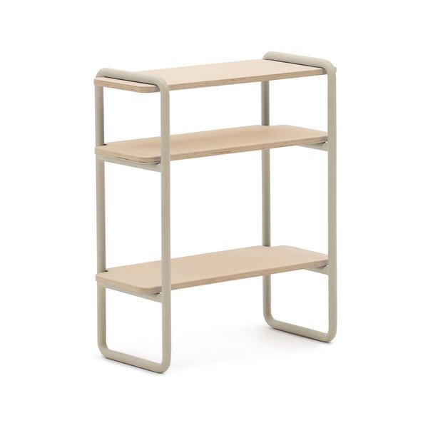 Beżowo-naturalny regał dziecięcy w dekorze jesionu wiszący 60x70x28 cm Tinn – Kave Home