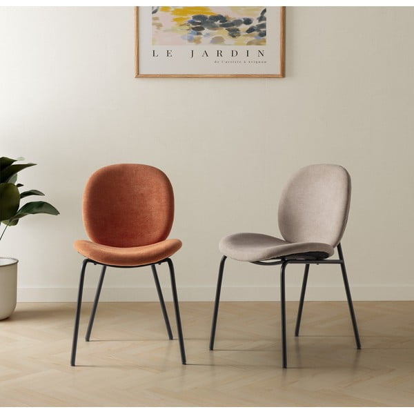 Ceglaste krzesła zestaw 2 szt. Cori – Marckeric-image-1