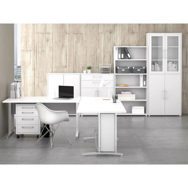 Biały regał modułowy 89x189 cm Prima – Tvilum-image-1