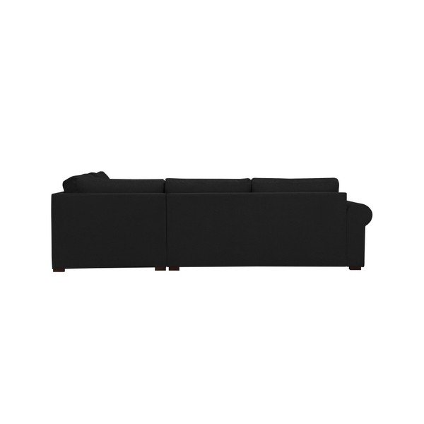 Czarny narożnik Windsor & Co Sofas Hermes, lewostronny-image-3
