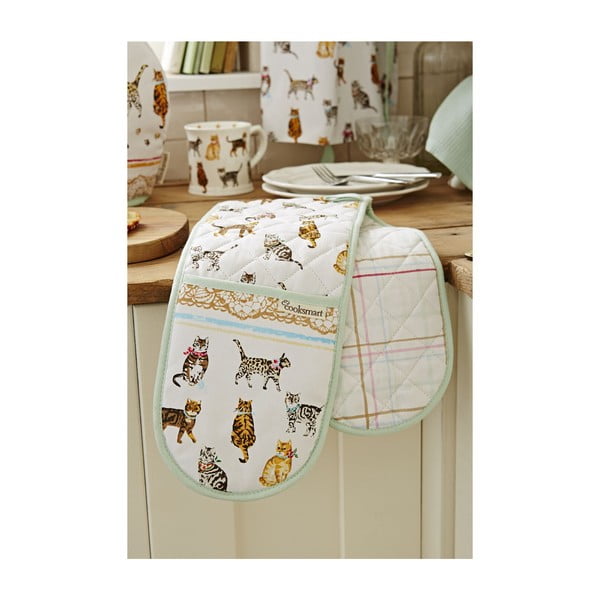 Zestaw 3 bawełnianych ścierek Cooksmart ® Cats on Parade-image-3