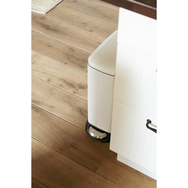 Kremowy stalowy kosz na śmieci z pedałem 12 l Design – Wenko-image-2