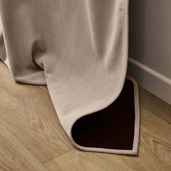 Brązowa zasłona termiczna sztruksowa 140x260 cm Madison – douceur d'intérieur-image-4