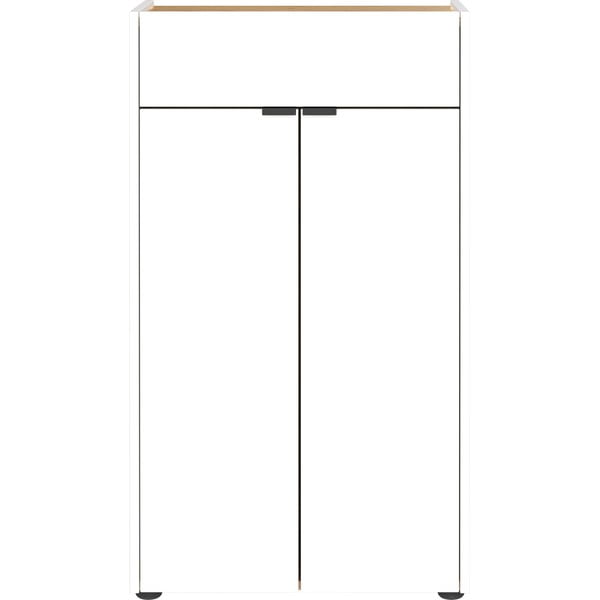 Biała wysoka szafka łazienkowa 60x98 cm Forano – Germania