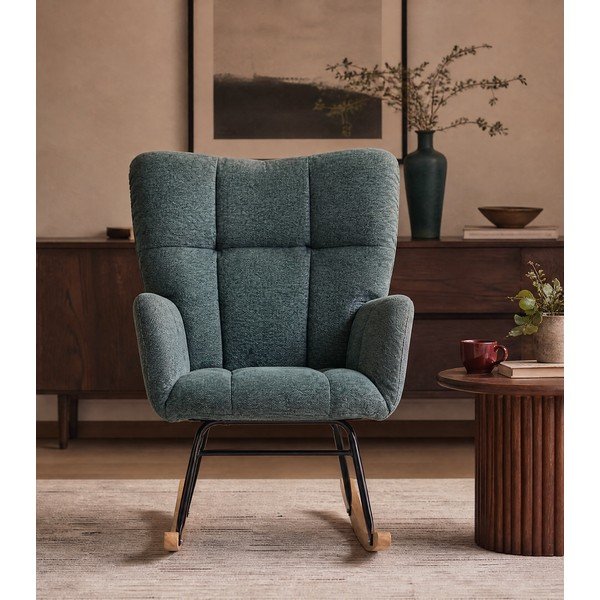 Zielony fotel bujany Elza – Støraa-image-3