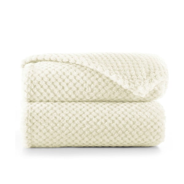 Kremowy koc z mikrowłókna DecoKing Henry, 150x200 cm-image-2