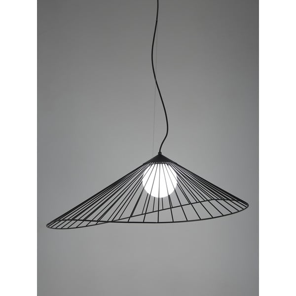 Czarna lampa sufitowa Westwing Collection Silvan-image-1