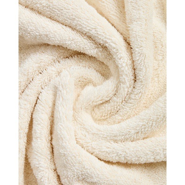 Biały/zielony bawełniany ręcznik frotte 50x90 cm Sedora – Kave Home-image-4
