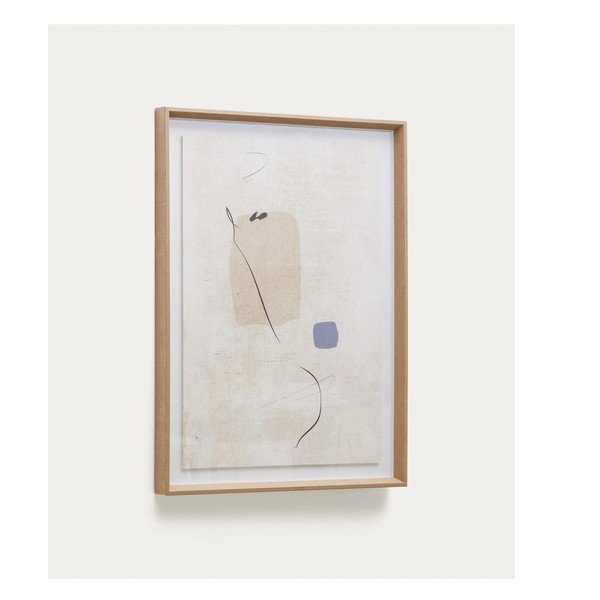 Ręcznie malowany obraz z ramą w zestawie/na płótnie 50x70 cm Sormi – Kave Home-image-2