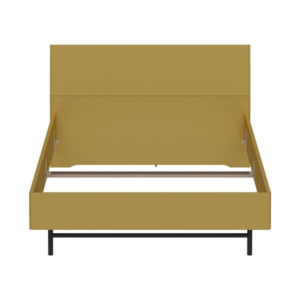 Zielonożółte łóżko dwuosobowe Germania Monteo, 140x200 cm-image-1