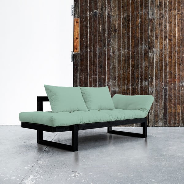 Sofa rozkładana Karup Edge Black/Peppermint-image-1