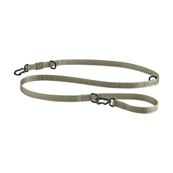 Zielona smycz przepinana długość 200 cm Modena Grolive 25 mm – MiaCara