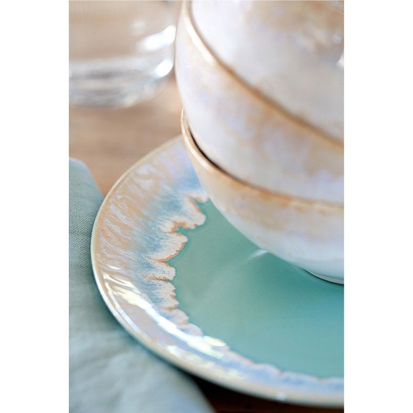 Turkusowy kamionkowy talerz deserowy ø 22 cm Taormina – Casafina-image-1
