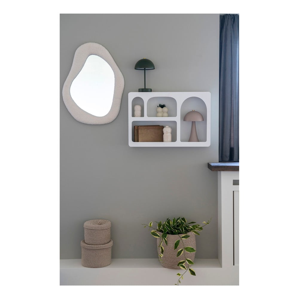 Biała wielopoziomowa półka 60 cm Bryne – House Nordic (zdjęcie 3)