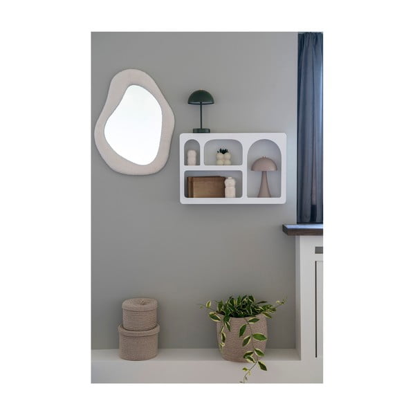Biała wielopoziomowa półka 60 cm Bryne – House Nordic-image-2