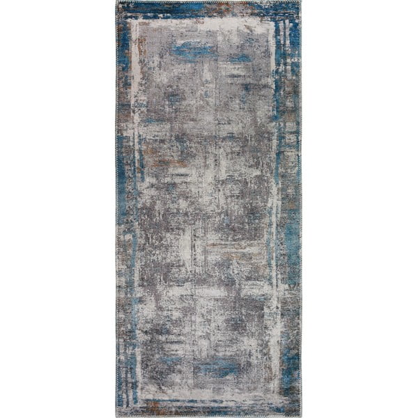 Niebieski chodnik odpowiedni do prania 80x300 cm Abstract Colors Blue – Vitaus