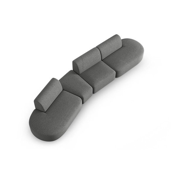 Szara sofa 412 cm Shane – Micadoni Home-image-2