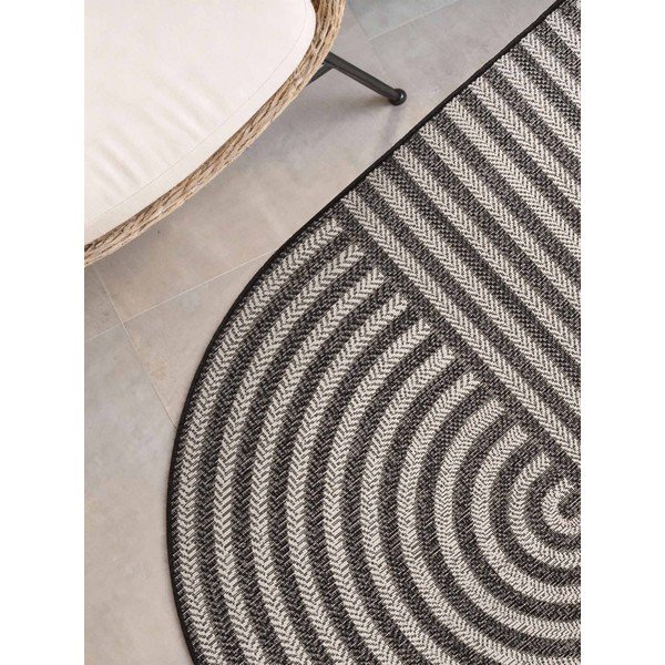 Czarny/kremowy dywan odpowiedni na zewnątrz 160x230 cm Haringey Woodfield – Ted Baker-image-2