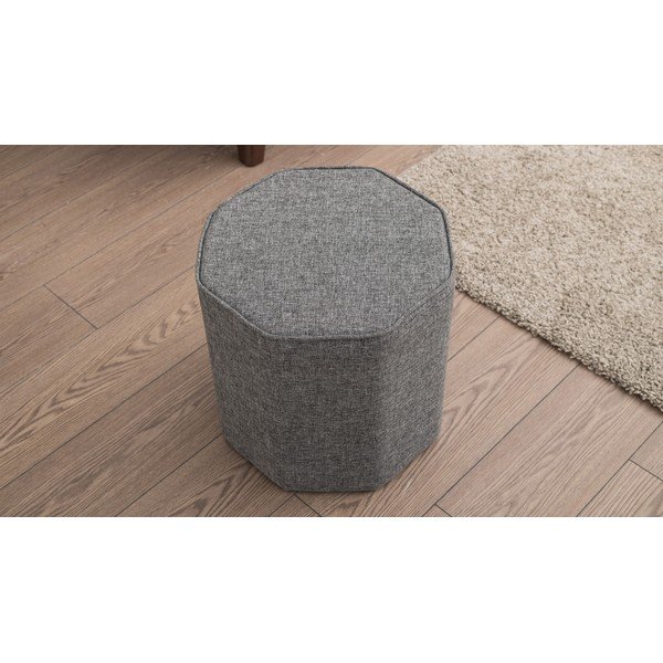 Szary puf Hexa – Balcab Home-image-1