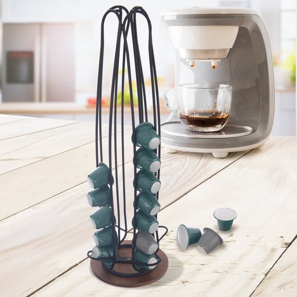 Czarny stojak na kapsułki Radka – Orion-image-1