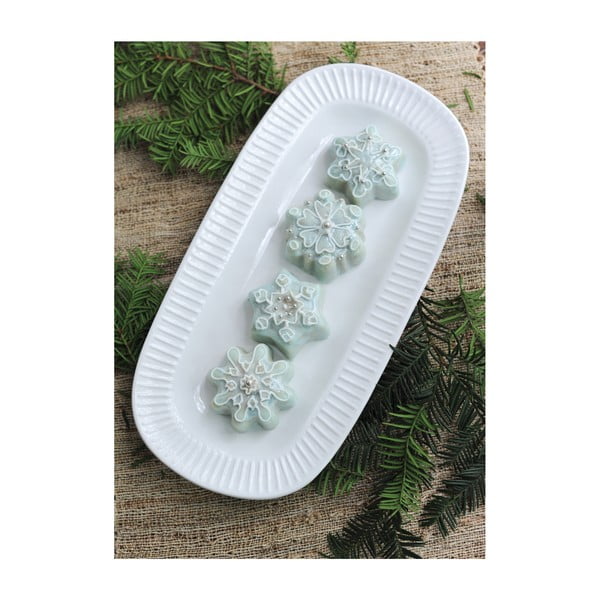 Forma na 6 babeczek w kolorze srebra Nordic Ware Snowflakes, 700 ml-image-3