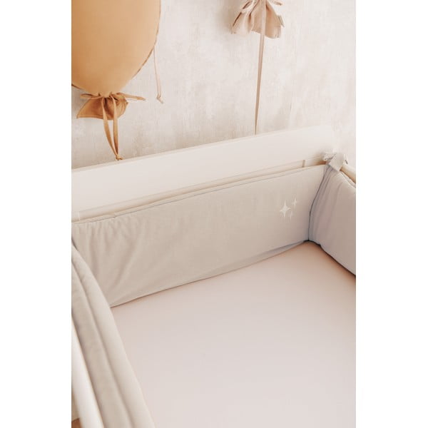 Ochraniacz do łóżeczka 180 cm Stars – Malomi Kids-image-1