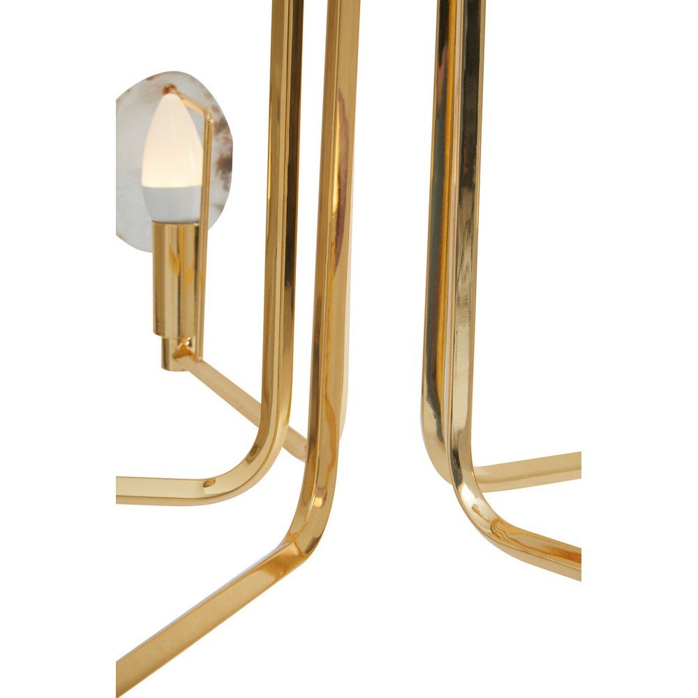 Metalowa lampa wisząca w kolorze złota Glamour – Premier Housewares (zdjęcie 3)