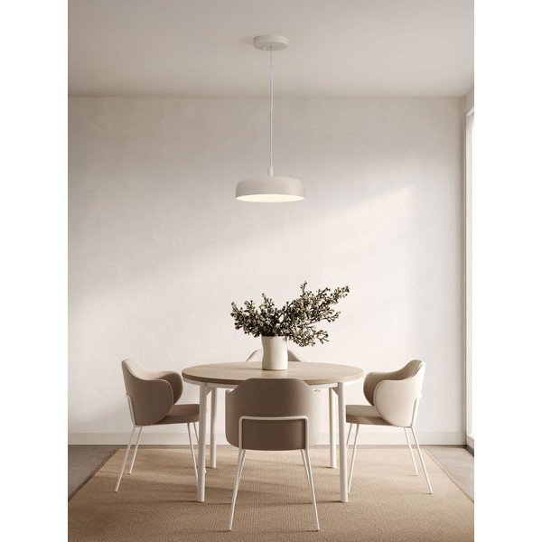 Kremowa aluminiowa lampa wisząca LED ze ściemniaczem ø 40 cm Noelia – Nova Luce-image-1