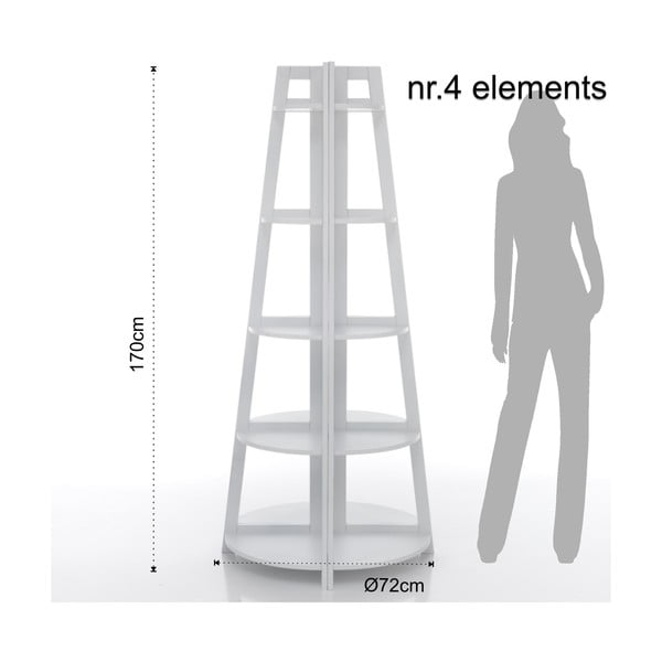 Regał narożny Tomasucci Varm-image-4