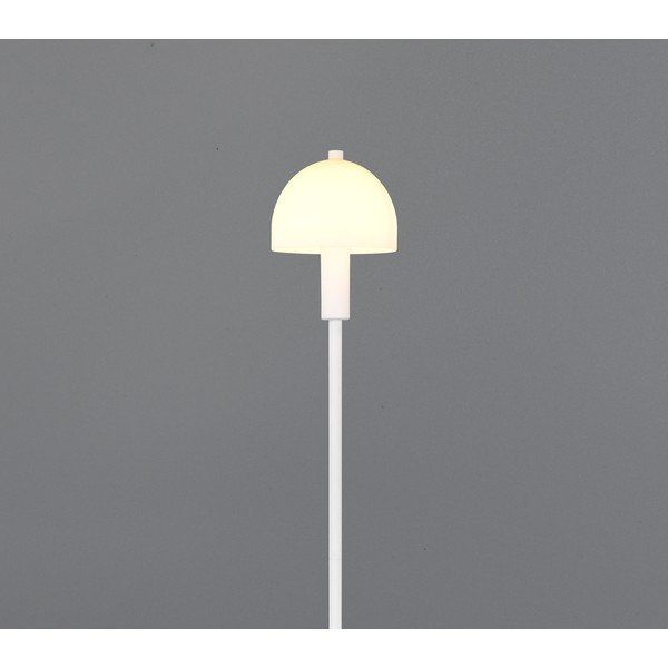 Biała lampa stojąca ze szklanym kloszem (wysokość 120 cm) Glenn – Reality-image-2