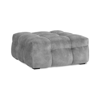 Szary aksamitny puf Windsor & Co Sofas Vesta