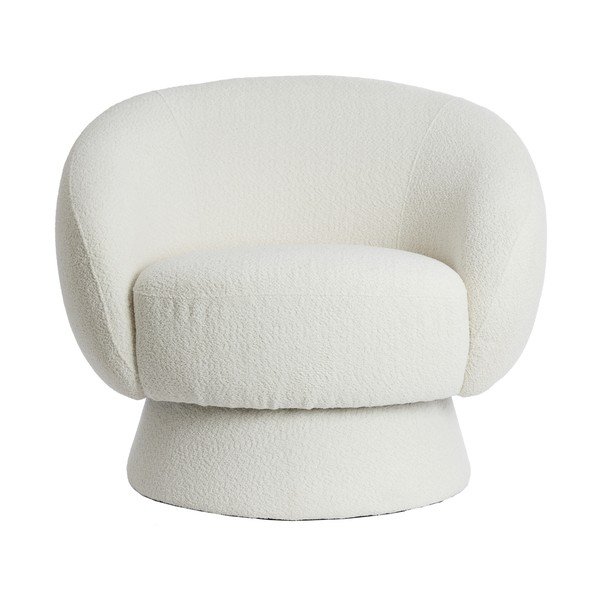 Kremowy fotel z materiału bouclé Avoria – Light & Living-image-1