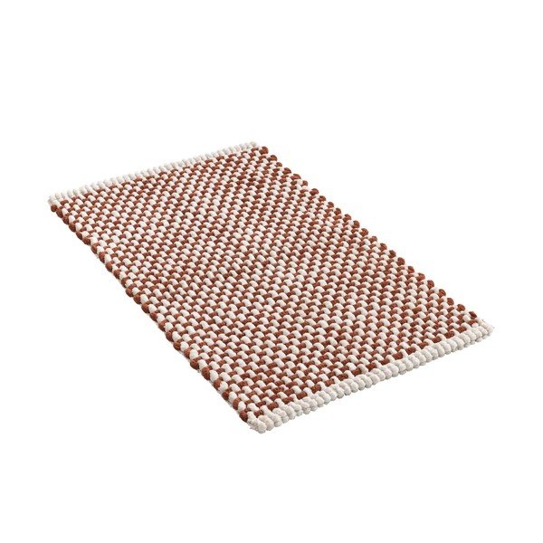 Dywanik łazienkowy w kolorze terakoty 50x80 cm Rafael – douceur d'intérieur-image-4