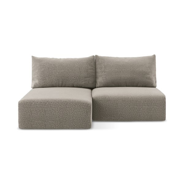 Beżowy rozkładany/ze schowkiem narożnik (lewostronny) Kalena – Makamii