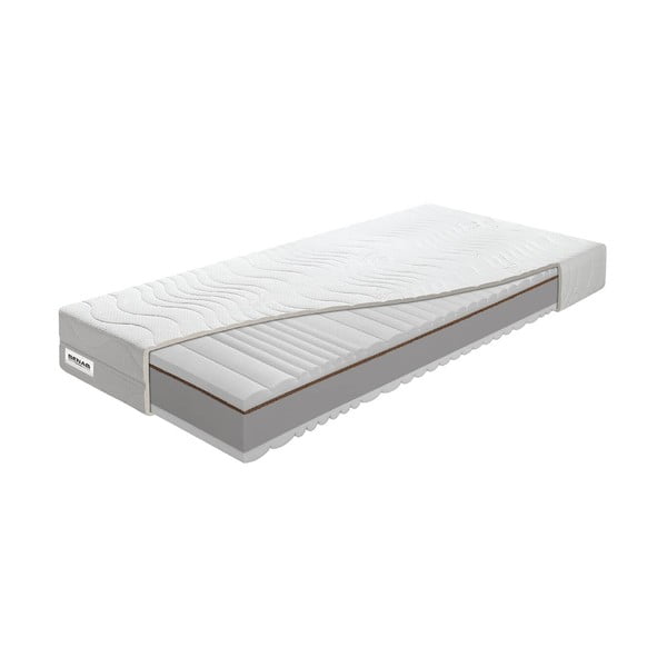 Średnio twardy/ekstra twardy dwustronny materac piankowy 180x200 cm BonVitality HR – BENAB-image-2