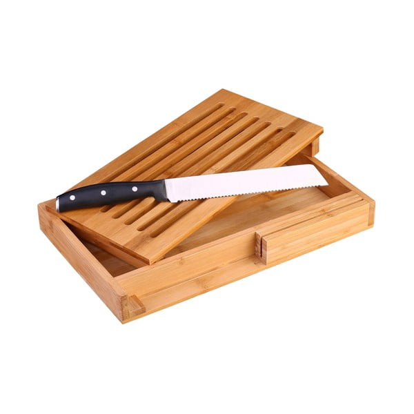 Deska do krojenia z nożem do pieczywa Sola Basic Wood