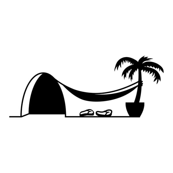 Naklejka Mouse Hole Hamac and Palm-image-1