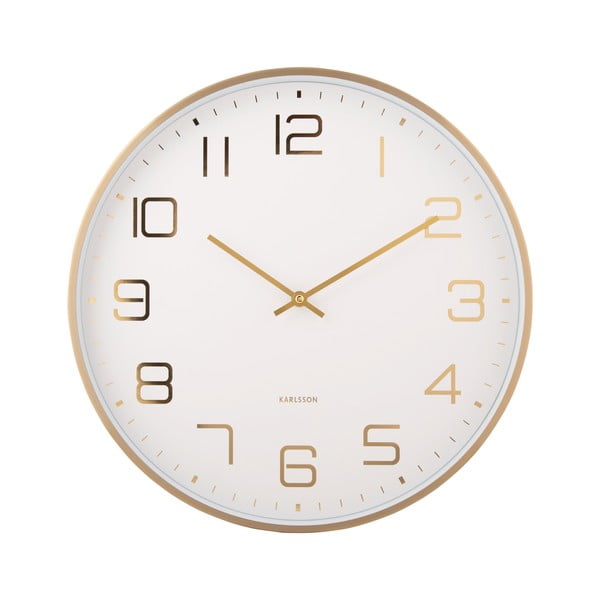 Zegar ścienny ø 40 cm Elegance Glow – Karlsson