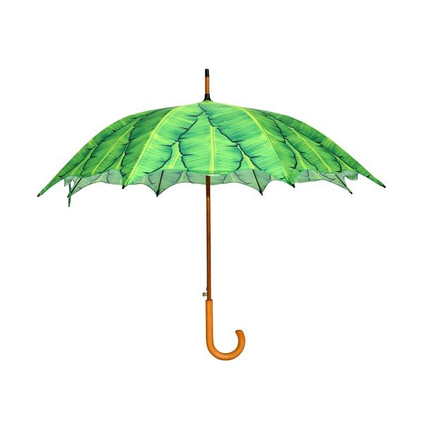 Zielony parasol Esschert Design Banana Leaf