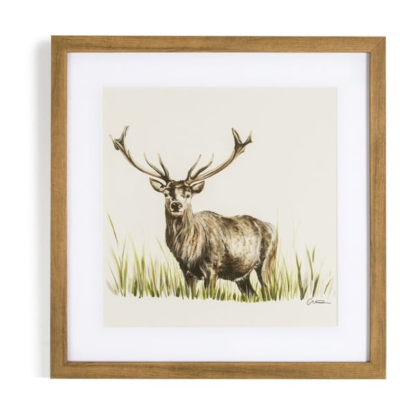 Obraz Graham & Brown Countryside Stag, 40x40 cm