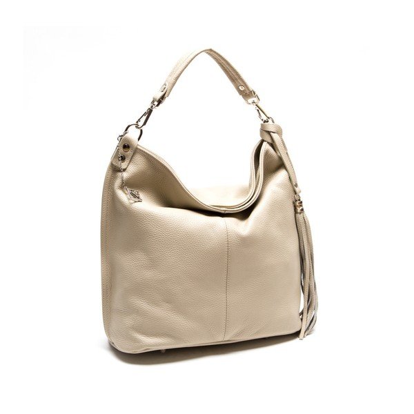 Skórzana torebka Isabella Rhea 1152 Beige-image-4