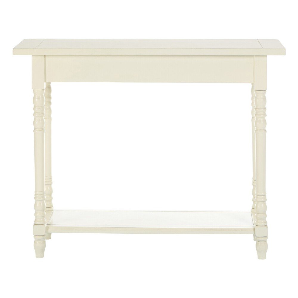 Konsola z litego drewna sosnowego w kolorze kości słoniowej 35x96 cm Heritage – Premier Housewares (zdjęcie 3)