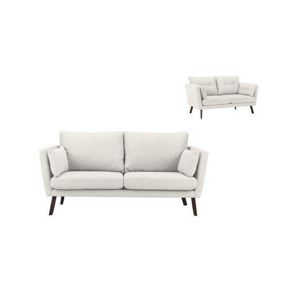 Jasnobeżowa sofa 3-osobowa Mazzini Sofas Elena-image-1