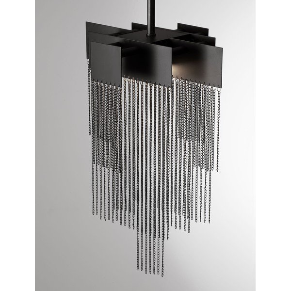 Stalowa lampa wisząca LED ze ściemniaczem w kolorze matowej czerni Revια – Nova Luce-image-3
