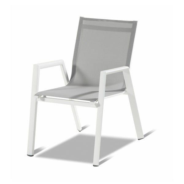 Białe składane krzesło ogrodowe Hartman Auba