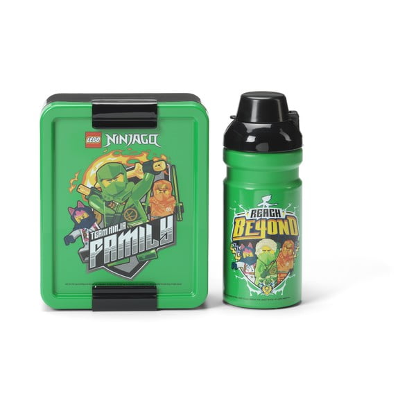 Pojemnik śniadaniowy dla dzieci z butelką Ninjago – LEGO®